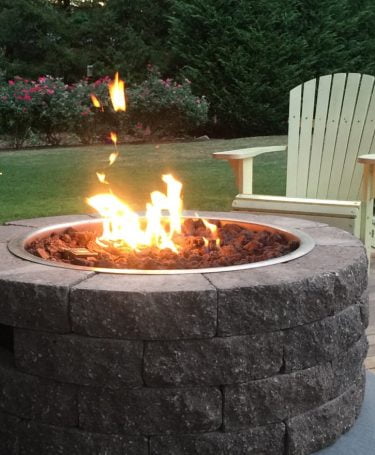 Gas Firepit Kit Bayview - Cape Cod Series