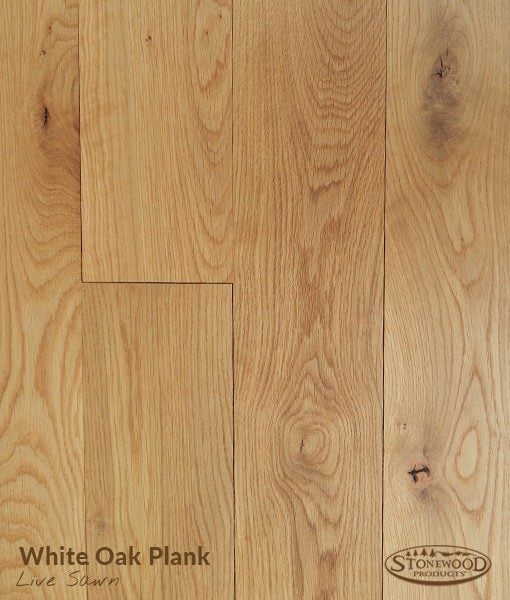 white oak plank flooring