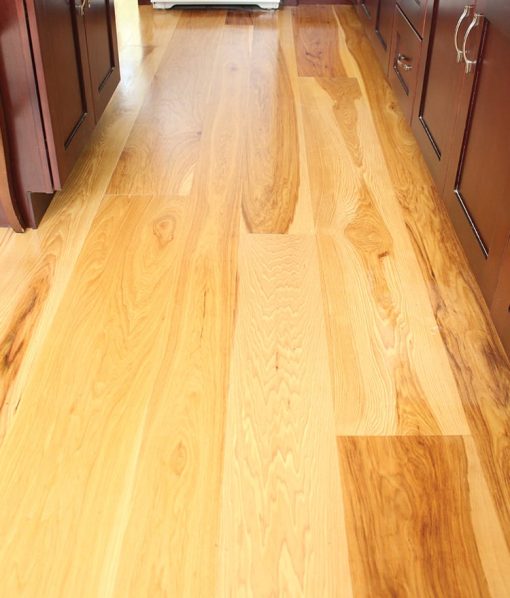 hickory plank floor