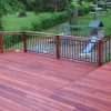 Red balau decking