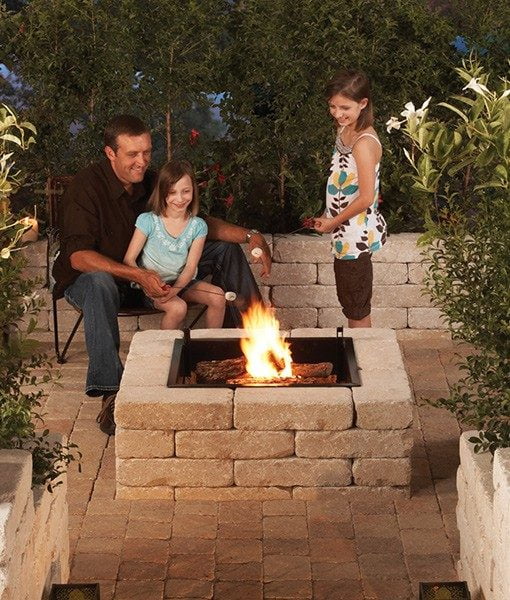 stone fire pit