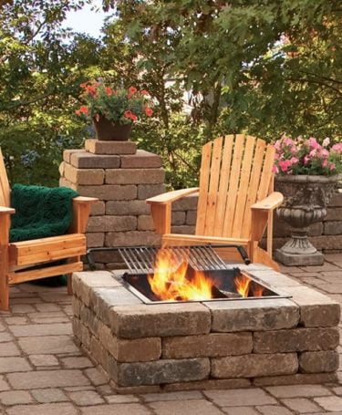 fire pit wood burning
