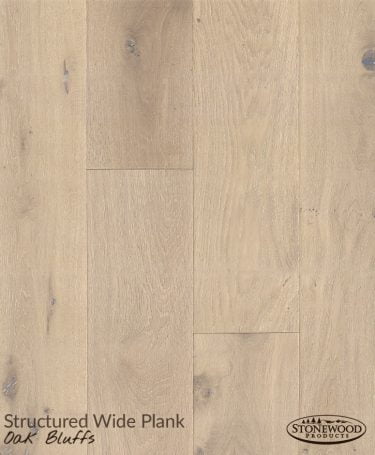 Engineered Hard Wood Floors, Structured Wide Plank Oak Bluffs