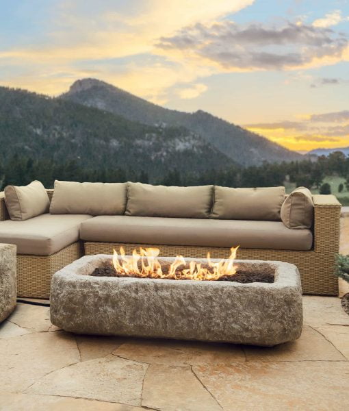 antique stone fire pit