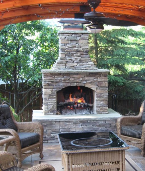 Outdoor Fireplace Kits Stonewood Products Cape Cod MA