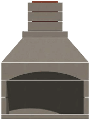 outdoor fireplace kits arched