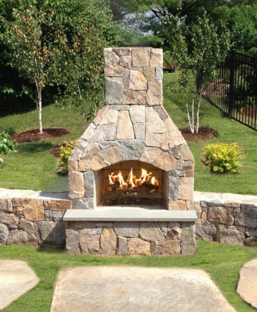 outdoor fireplace kit Cape Cod MA