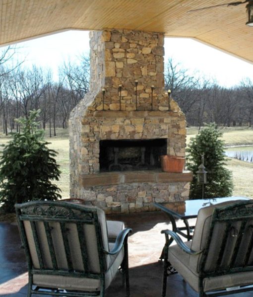 outdoor fireplaces kits plans