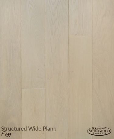 Wide Plank Engineered Hardwood Flooring, Structured Fogg by Sawyer Mason