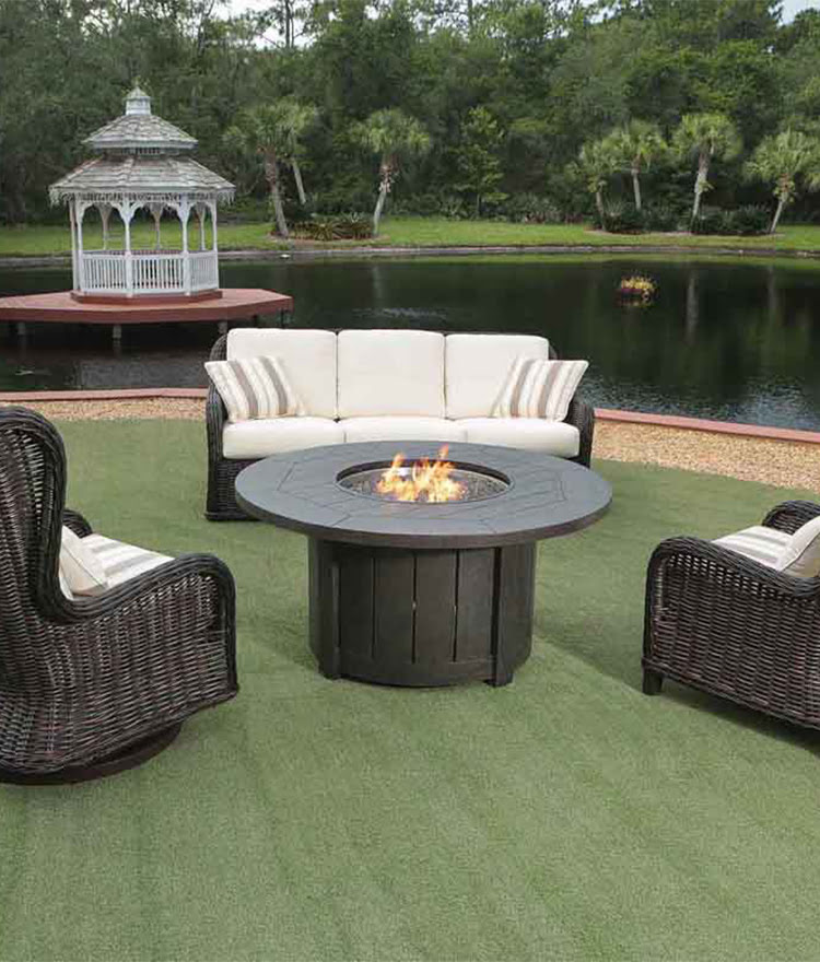 Round Luxury Fire Pits 42" 48" 50" from Ebel