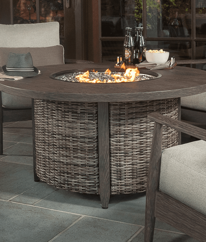 Round Luxury Fire Pits 42" 48" 50" from Ebel