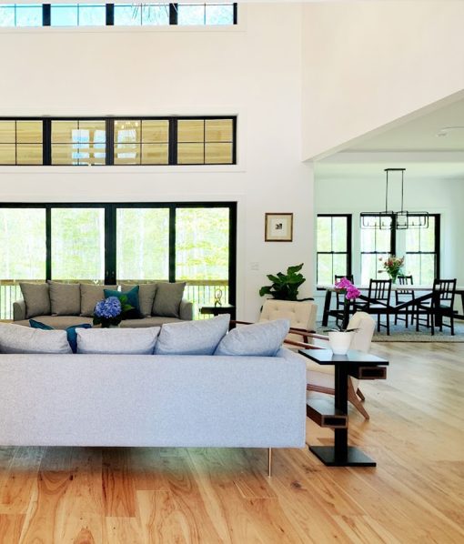 farmhouse wood flooring hickory plank