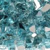 blue fire glass reflective quarter inch