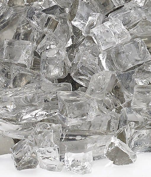 Reflective Fire Pit Glass Clear Starfire, fire pit accessories, Cape Cod