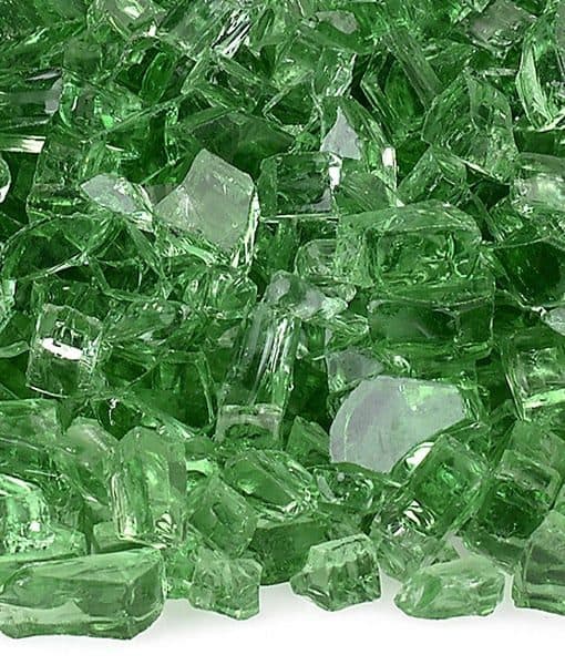 fire glass evergreen reflective