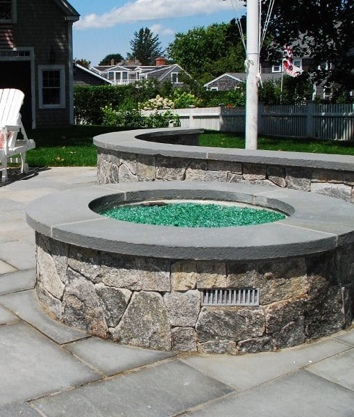 green fire glass reflective quarter inch