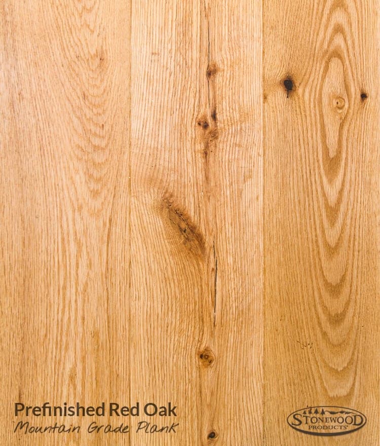 Prefinished Red Oak Hardwood - Rubio Finish