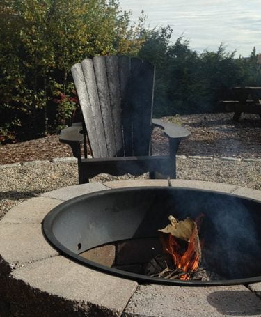 wood fire pit smokeless