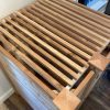 Cedar or PVC Slat Roof | Outdoor Shower Privacy