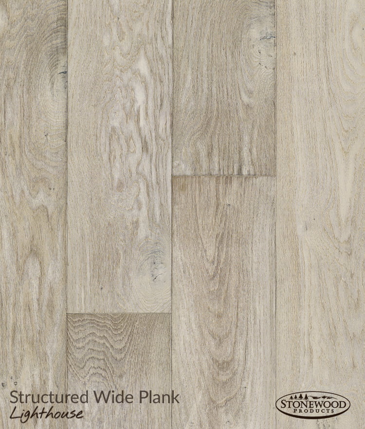 French Oak Flooring, Structured Wide Plank Lighthouse