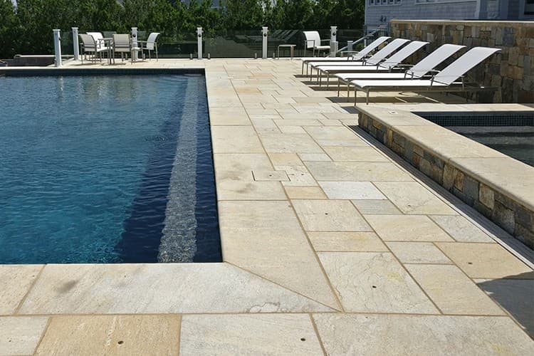 stone pavers pool