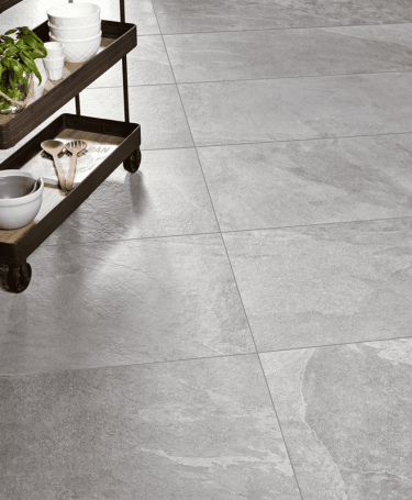 Porcelain Patio Pavers in Anchor Grey