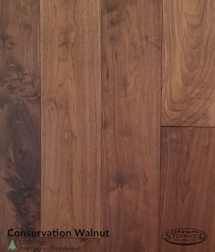 Prefinished Engineered Walnut Flooring - Conway