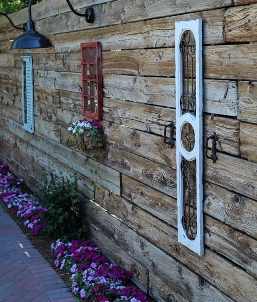 Farm Wood Reclaimed Wallboarding Exterior Wall