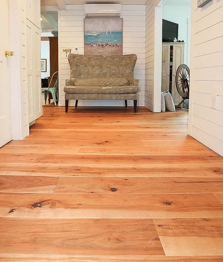 Engineered Wide Plank Flooring Hickory Pecan Stonewood Products