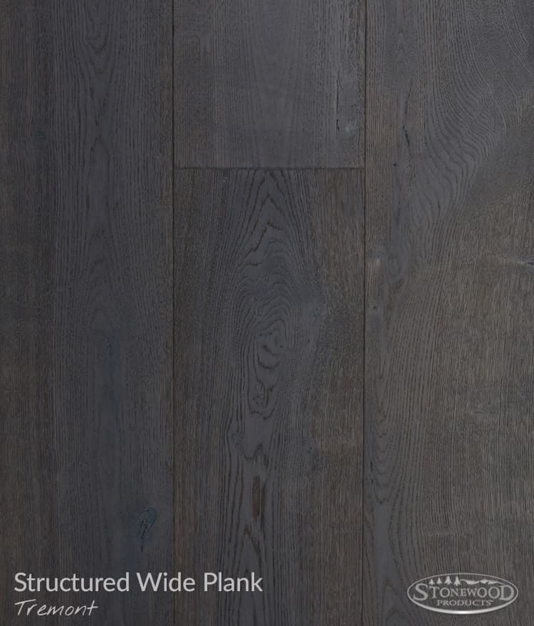 Dark Wide Plank Hardwood Flooring Tremont Stonewood S Structured Wide Plank Tremont