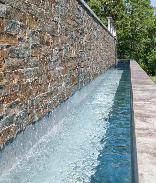 Alternative view of Newport Mist Ashlar - Thin Stone Veneer