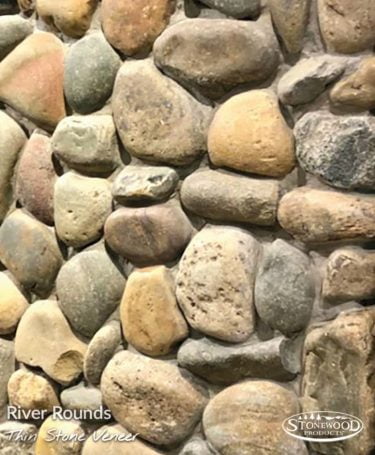 River Round Real Stone Veneer