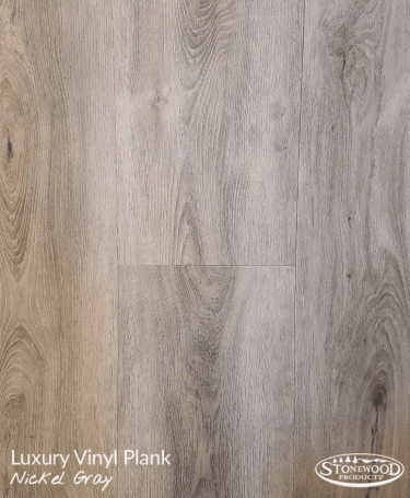 Luxury Vinyl Plank Flooring | Nickel Gray
