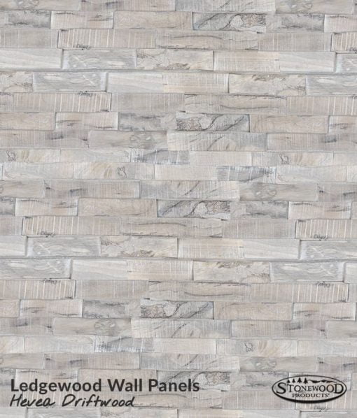 Hevea Driftwood Ledgewood Wall Panels