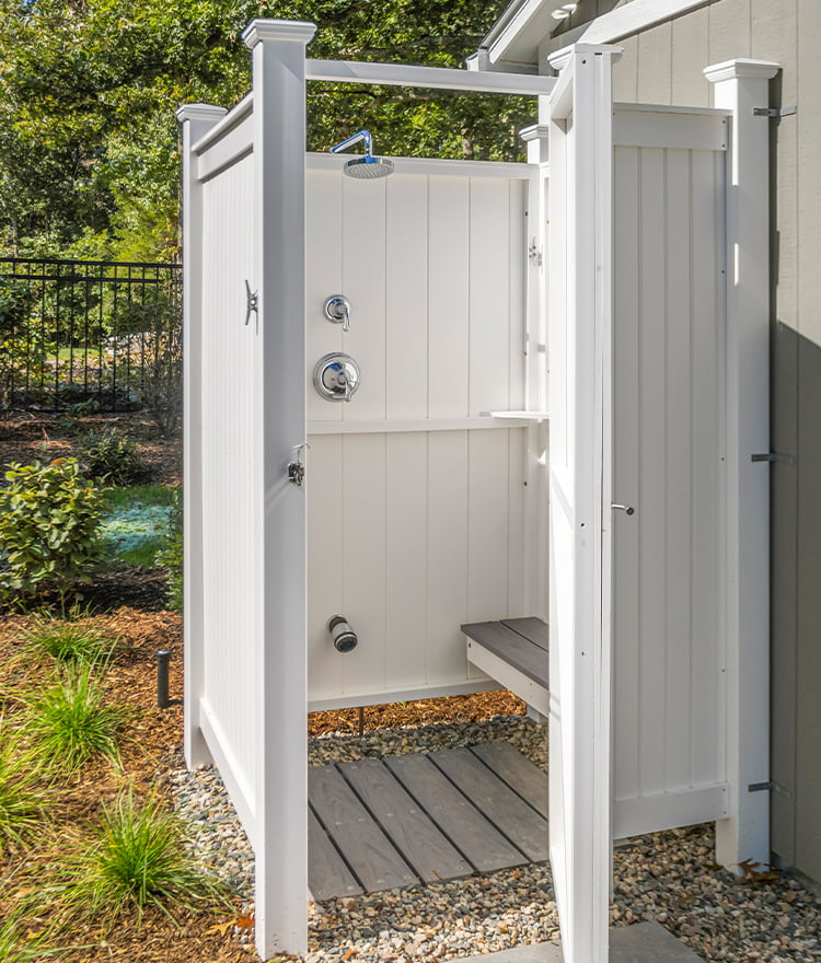 Outdoor Shower Stall Diy Carahomesaustralia Tparchitects Com Au