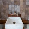wall wood bathroom backsplash