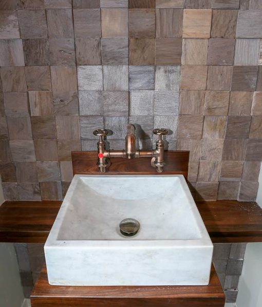 wall wood bathroom backsplash