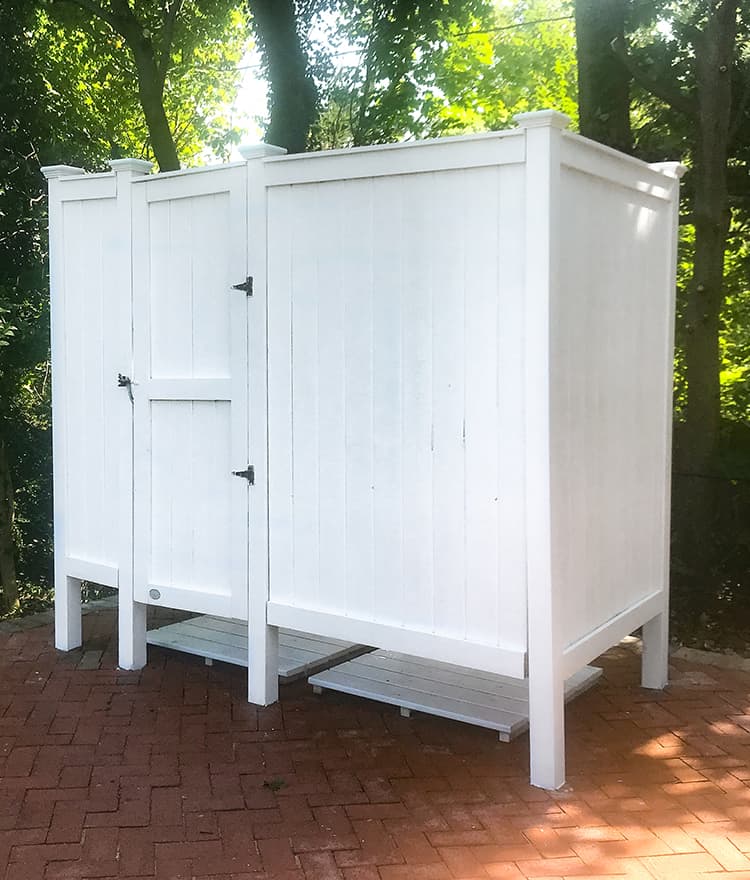 Outdoor shower enclosure kit store