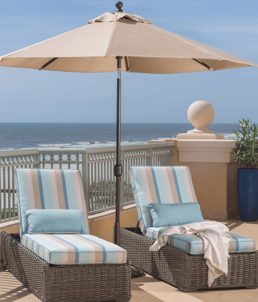 Laurent Outdoor Chaise Lounge