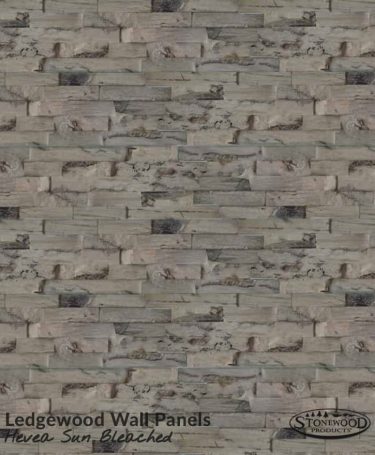 Hevea Sun Bleached 3D Wall Panels