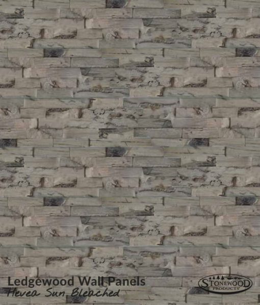 Hevea Sun Bleached 3D Wall Panels