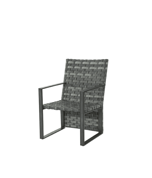 Lucca Outdoor Dining Chair without cushion