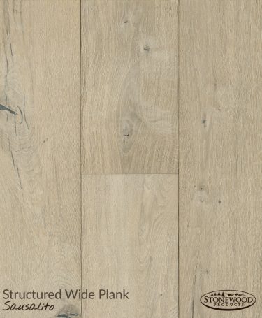 Sausalito Light Rustic Wood Floors by Sawyer Mason Structured Wide Plank