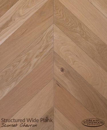 Wide Plank Sconset Chevron Floor Pattern