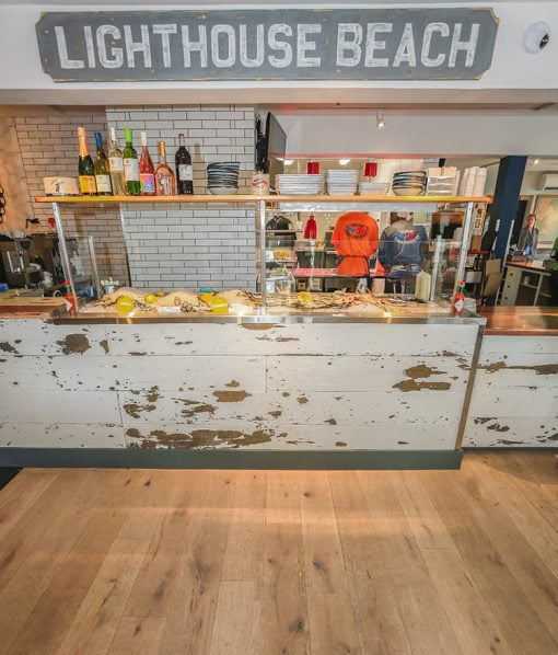 Lighthouse Cove Weathered Wood Ivory White