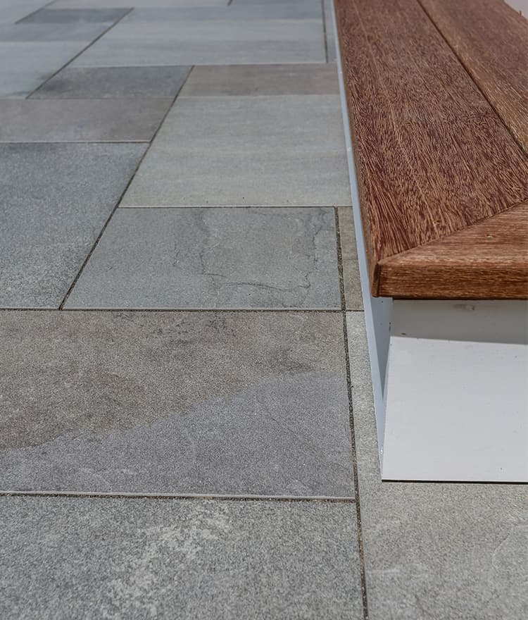 Everblue Thermal Blue Pavers Closeup
