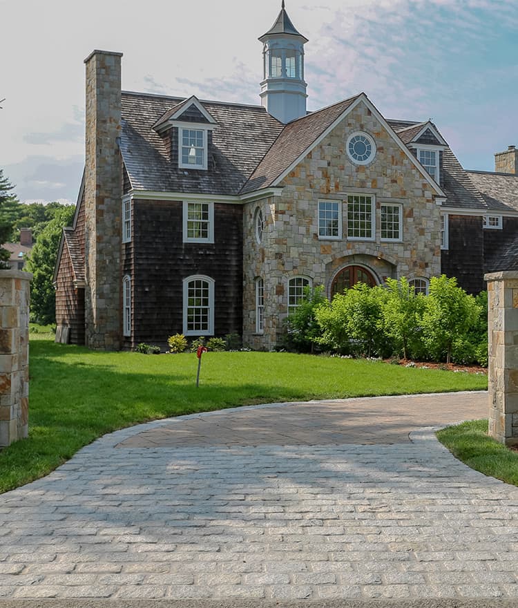 Sandalwood Techo Bloc Blu 80mm Pavers with Cobblestone