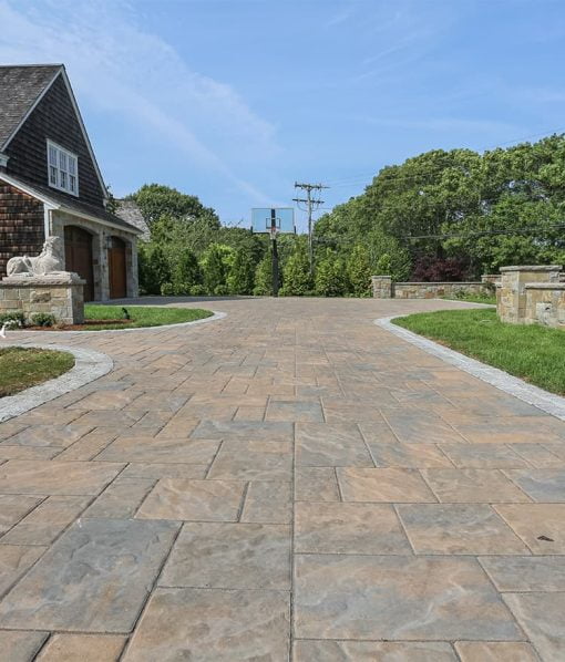 Sandalwood Techo Bloc Blu 80mm Pavers with Cobblestone