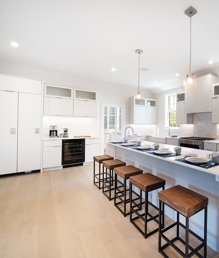 Sawyer Mason Structured Fogg Wide Plank Floors installed in Kitchen