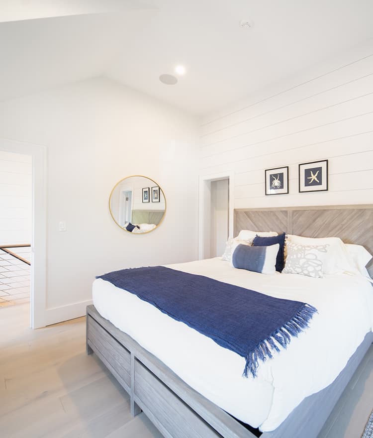 Sawyer Mason Structured Fogg Wide Plank Floors with Shiplap Walls